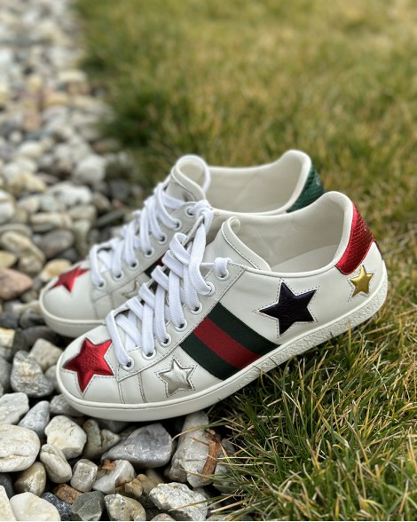 Tenisky dámské Gucci GG ACE STARS bílé
